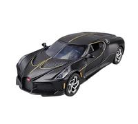 PIPJLCGE Miniature Replica Car Model 1:24 For Bugatti Lavoiturenoire Miniature Simulation Alloy Metal Car Model Exquisite Ornaments Collection Scale Die-cast Vehicle(Black)