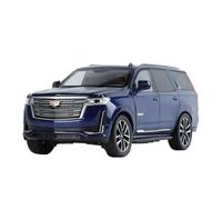 PIPJLCGE Miniature Replica Car Model 1/24 For Cadillac Escalade Suv Mini Simulation Alloy Car Model Exquisite Bookshelf Ornaments Decoration Scale Die-cast Vehicle(Blue)