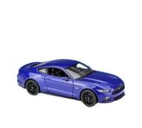 PIPJLCGE Miniature Replica Car Model 1:24 For Ford Mustang Gt Static Scale Car Model Alloy Simulation Model Collection Ornaments Decoration Scale Die-cast Vehicle(Blue)