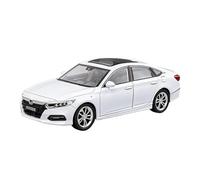 PIPJLCGE Miniature Replica Car Model 1:24 For Honda Accord Mini Static Scale Zinc Alloy Die-cast Car Model Office Ornaments Decoration Scale Die-cast Vehicle(White)