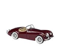 PIPJLCGE Miniature Replica Car Model 1:24 For Jaguar 1951 Xk120 Simulation Miniature Die-cast Model Car Collectible Decorative Ornaments Scale Die-cast Vehicle(Red)