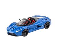 PIPJLCGE Miniature Replica Car Model 1:24 For Laferrari Mini Scale Die-casting Simulation Alloy Metal Exquisite Model Car Decoration Scale Die-cast Vehicle(Blue)
