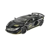PIPJLCGE Miniature Replica Car Model 1:24 For Lamborghini Aventador Svj63 Mini Scale Simulation Die-cast Alloy Car Model Exquisite Bookshelf Ornaments Scale Die-cast Vehicle(Black)