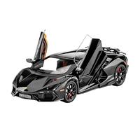 PIPJLCGE Miniature Replica Car Model 1:24 For Lamborghini Revuelto Mini Simulation Static Scale Car Model Alloy Simulation Model Ornaments Scale Die-cast Vehicle(Black)