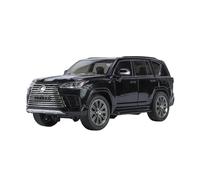 PIPJLCGE Miniature Replica Car Model 1:24 For Lexus Lx600 Mini Simulation Alloy Car Model Exquisite Off-road Vehicle Ornaments Decoration Scale Die-cast Vehicle(Black)