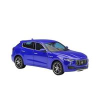PIPJLCGE Miniature Replica Car Model 1:24 For Maserati Levante Suv Mini Static Scale Zinc Alloy Car Model Display Cabinet Ornaments Decoration Scale Die-cast Vehicle(Blue)