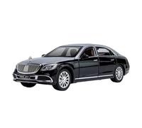 PIPJLCGE Miniature Replica Car Model 1:24 For Maybach S600 Miniature Simulation Alloy Metal Car Model Exquisite Living Room Decoration Scale Die-cast Vehicle(Black)