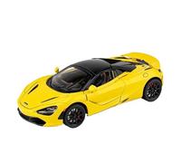 PIPJLCGE Miniature Replica Car Model 1:24 For Mclaren 720s Spider Mini Scale Die-casting Simulation Alloy Metal Exquisite Model Car Decoration Scale Die-cast Vehicle(White)