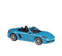 PIPJLCGE Miniature Replica Car Model 1:24 For Porsche 718 Boxster Mini Simulation Die-cast Zinc Alloy Car Model Display Cabinet Decoration Scale Die-cast Vehicle(Blue)