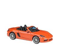 PIPJLCGE Miniature Replica Car Model 1:24 For Porsche 718 Boxster Mini Simulation Die-cast Zinc Alloy Car Model Display Cabinet Decoration Scale Die-cast Vehicle(Orange)