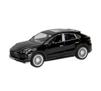 PIPJLCGE Miniature Replica Car Model 1:24 For Porsches Cayenne Turbo S Miniature Static Scale Zinc Alloy Die-casting Car Model Office Ornaments Scale Die-cast Vehicle(Black)