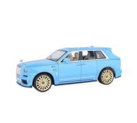 PIPJLCGE Miniature Replica Car Model 1:24 For Rolls Royce Cullinan Mini Scale Die-casting Simulation Alloy Metal Exquisite Model Car Decoration Scale Die-cast Vehicle(Blue)