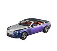 PIPJLCGE Miniature Replica Car Model 1:24 For Rolls Royce Dawn Mini Simulation Alloy Car Model Exquisite Off-road Vehicle Ornaments Decoration Scale Die-cast Vehicle(Purple)