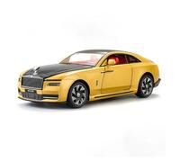 PIPJLCGE Miniature Replica Car Model 1:24 For Rolls-royce Spectre Mini Scale Die-cast Simulation Alloy Metal Exquisite Model Car Ornaments Scale Die-cast Vehicle(Gold)