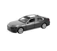 PIPJLCGE Miniature Replica Car Model 1:32 For BMW I7 Static Mini Simulation Die-cast Vehicle Metal Model Car Collectible Ornaments Scale Die-cast Vehicle(Chrome)