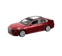 PIPJLCGE Miniature Replica Car Model 1:32 For BMW I7 Static Mini Simulation Die-cast Vehicle Metal Model Car Collectible Ornaments Scale Die-cast Vehicle(Red)