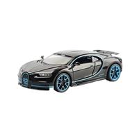 PIPJLCGE Miniature Replica Car Model 1:32 For Bugatti Chiron Mini Simulation Static Scale Car Model Alloy Simulation Model Ornaments Scale Die-cast Vehicle(Black)