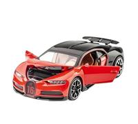 PIPJLCGE Miniature Replica Car Model 1:32 For Bugatti Chiron Static Scale Alloy Ornaments Die-cast Model Car Collection Decoration Scale Die-cast Vehicle(Red)