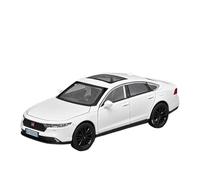 PIPJLCGE Miniature Replica Car Model 1:32 For Honda Accord Mini Static Scale Car Model Alloy Simulation Model Ornaments Decoration Scale Die-cast Vehicle(White)