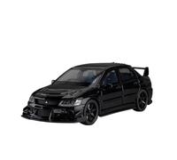PIPJLCGE Miniature Replica Car Model 1:32 For Lancer Evolution Evo Mini Simulation Alloy Car Model Exquisite Off-road Vehicle Ornaments Decoration Scale Die-cast Vehicle(Black)