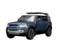 PIPJLCGE Miniature Replica Car Model 1: 32 For Land Rover Defender 110 Miniature Diecast Static Vehicle Collectible Model Car Decoration Scale Die-cast Vehicle(Blue)