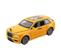 PIPJLCGE Miniature Replica Car Model 1:32 For Rolls Royce Cullinan Suv Mini Static Alloy Model Car Die-cast Simulation Exquisite Ornaments Scale Die-cast Vehicle(Yellow)