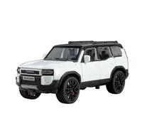 PIPJLCGE Miniature Replica Car Model 1:32 For Toyota Land Cruiser Prado Static Miniature Zinc Alloy Metal Model Car Kit Collection Display Scale Die-cast Vehicle(White)