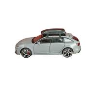 PIPJLCGE Miniature Replica Car Model Static Miniature Scale Vehicle Alloy Metal Model Car Decoration Ornaments 1:32 For Audi Rs6 Scale Die-cast Vehicle(Chrome)