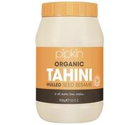Pipkin 100% Organic Tahini Paste 908g - Roasted and pressed Ethiopian Sesame Seeds - All Natural, Kosher, Vegan, Non-GMO