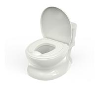 PipNest Realistic Potty Training Toilet - Flushing Sounds, Wipes Storage, Disposable Liners, Easy to Clean for Toddler Boys and Girls, White
