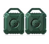 Pippa & Max Waterproof IP68 Smart Tag Holder for Pets - 360° Full Protection for Smart Tags, Keychain, Bag, Luggage, and More (Green (2 Pack))