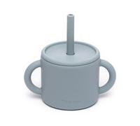 Pippeta Silicone Cup with Straw - Sea Salt