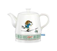 Pippi Ceramic Electric Kettle 0.8L 1750W Fast Heating, White