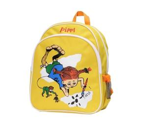 Pippi Langstrumpf Travel Bag - Pink Kids Suitcase - Backpack for Girls and Boys - Plastic and Polyester - Age 3+, Pippi Backpack Yellow, 120x270x320mm