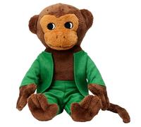 PIPPI LONGSTOCKING Mr Nilsson Monkey Teddy - Soft Plush Cuddly Toy Stuffed Animals Removable Clothes Newborn Toys,16cm Age 0+ months