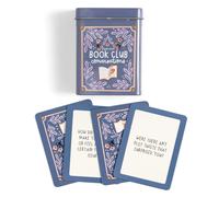 Pippi Post Book Club Reading Conversation Cards & Tin, 50 Literary Prompts