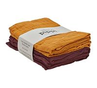 Pippi Unisex 4455 Absorbent Burp Cloths/Cloth Nappies, Tortoise Shell, One Size, Pack of 4
