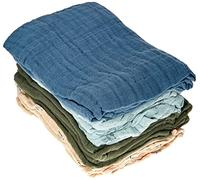 PIPPI Unisex Baby Baby 8er Pack Stoffwindeln Baby cloth diaper/swaddling cloths/burp cloths, Gray Mist, Einheitsgröße