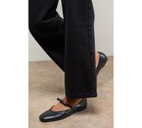 Pippin Bow Detail Mary Jane Ballet Pumps Oasis Black 4