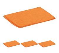 Pippo Nespoli Microfibre Floor Cloth, Microfiber, Orange, 50 x 40 cm (Pack of 4)