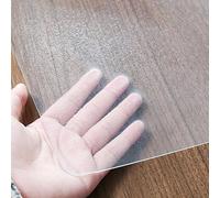 PIPRE 1mm Thick Frosted Table Protector, 20x30 InchDining Table Cover Protector, Table Plastic Cover PVC Table Protector for Dining Room Table, Plastic Tablecloth Protector（51 x 76 cm）