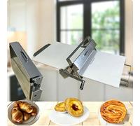 Piptyllite Hand-Cranked Puff Pastry Machine, Countertop Dough Sheeter for Danish & Egg Tart Pastry