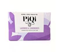 PiQi Kefir Soap Bar with Lavender Lemongrass - Exfoliating, Nourishing, Vegan Soap (Rich in Lactic Acid, Natural, Palm-Oil Free)