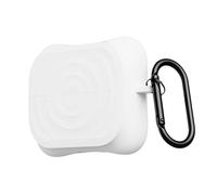 PIQIUZC Delicate Case for Samsung Galaxy Buds 3/Buds 3 Pro,Cute Wave Texture Design Soft Comfortable Silicone Shockproof Earphone Cover (White)