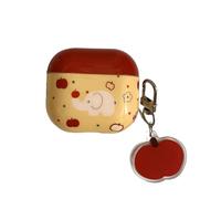 PIQIUZC Earbuds for Airpods 4 Case,Fashion Cute Fun Animal Pattern Design Shiny Protective Headphones Cover Sell for Girls Boys (Elephant)