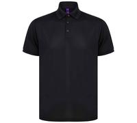 Piqu Polo Shirt Henbury Black M