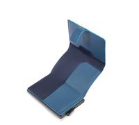 Piquadro Atlas Compact Wallet with Single Slider RFID Avio, Air Force Blue