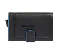 Piquadro Atlas Credit card case RFID protection Leather 10 cm black