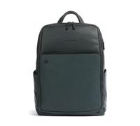 Piquadro Black Square Backpack, 21L, unisex, grey