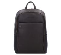 Piquadro Black Square backpacks leather 44 cm laptop compartment brown